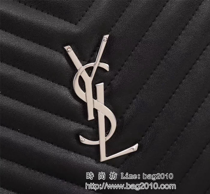 YSL聖羅蘭 冠軍產品 最新v格 原版皮單肩斜挎包 26828 YAS1376